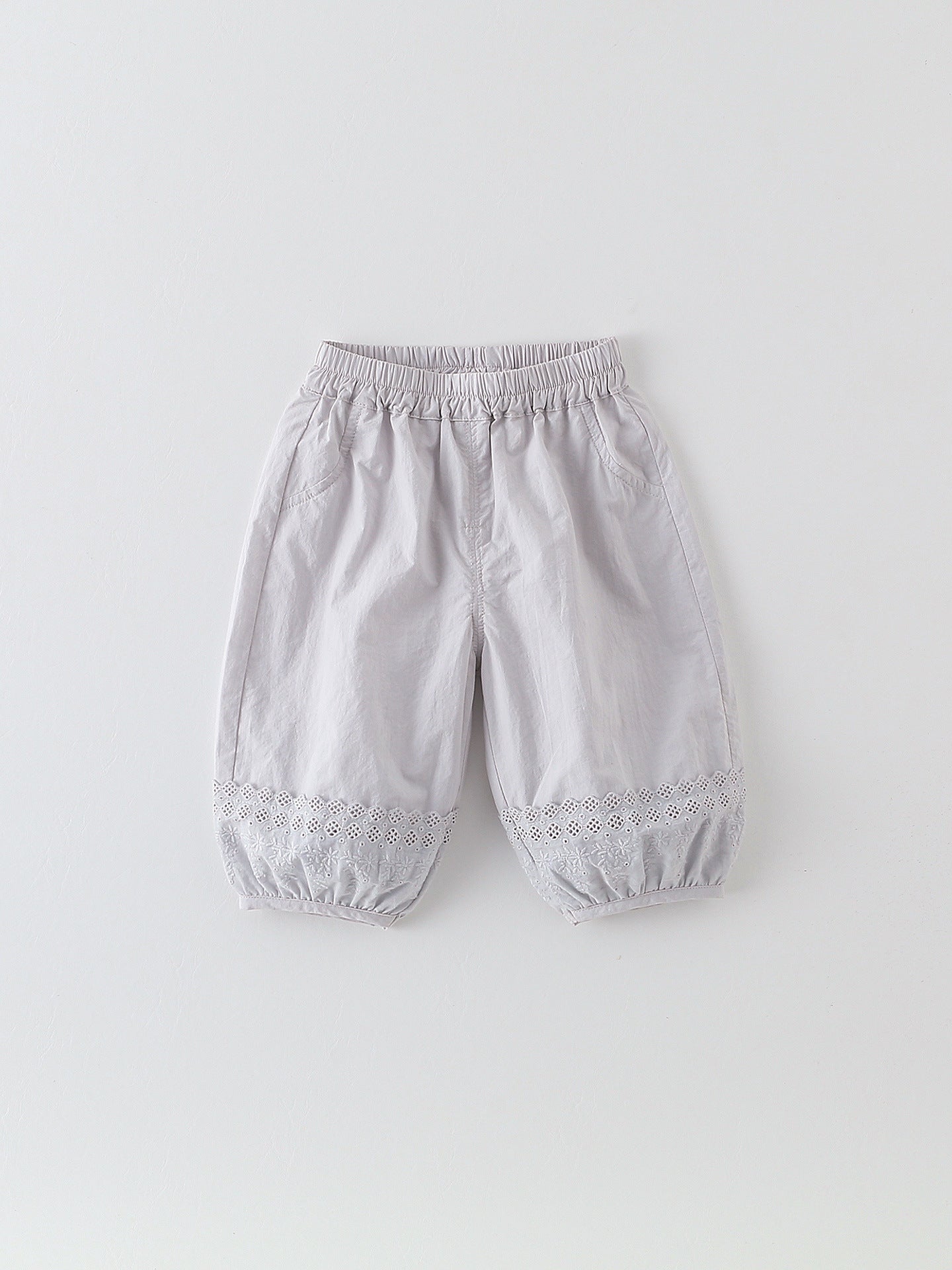 Infant Toddler Cotton Cropped Summer Korean Style Versatile Bloomers Loose Children's Pants