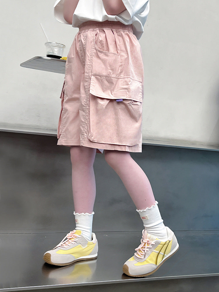 Children's Western Style Loose Shorts Big Middle Fifth Little Summer Children's Pants