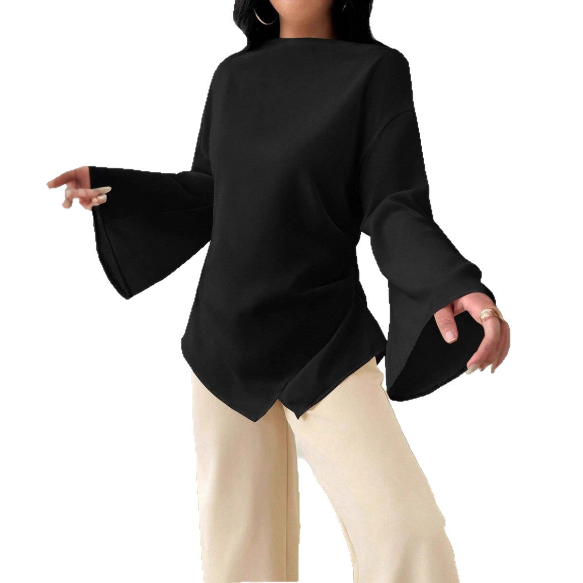 Women's Irregular Casual Comfortable Travel Holiday Day Large Size T-shirt