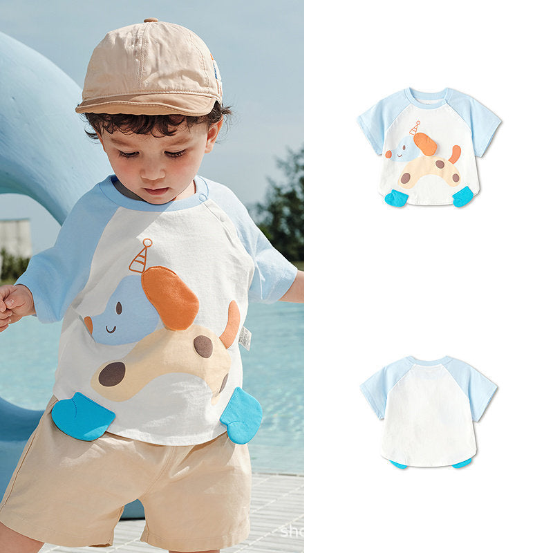 Children's Clothing Top Short-sleeved Summer Cute Children's T-shirt
