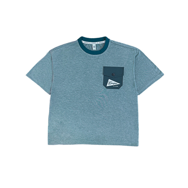 Children's Moisture Absorption Breathable Fabric Cotton Half Children's T-shirt
