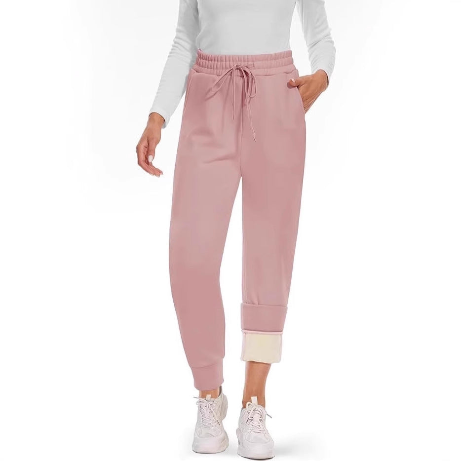 Warm With Veet Sports Outdoor Fashion Home Daily Travel Casual Pants