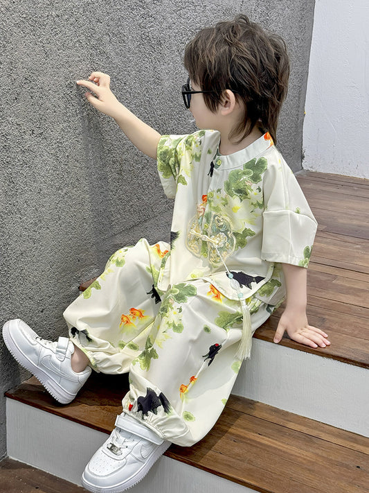 Children's Summer Folk Costume Dress For One Year Old National Children's Suit