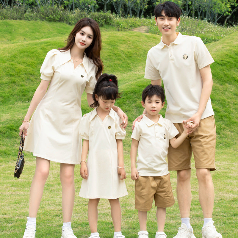 Wear Summer Family Of Three Or Four Pack Parent-child Outfit