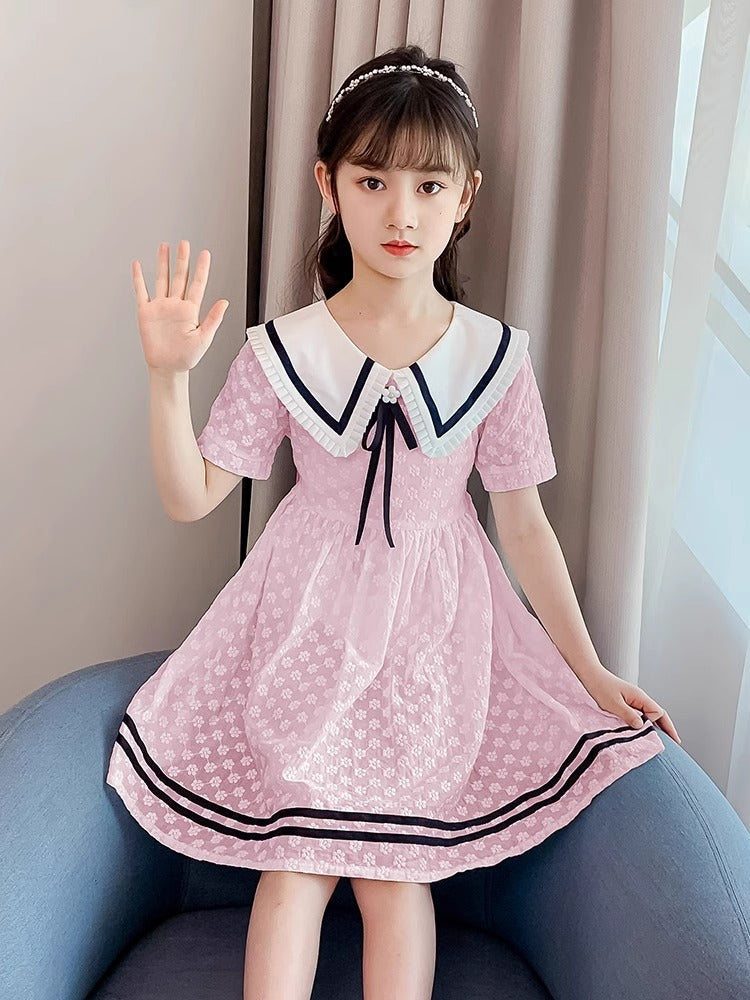 Children's Summer Clothing Western Style Teens Princess Children's Dress