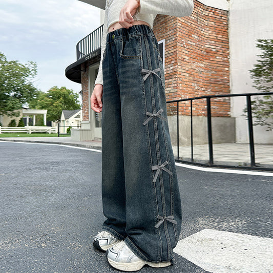 Children's Jeans Western Style Straight Loose Fashion Children's Pants