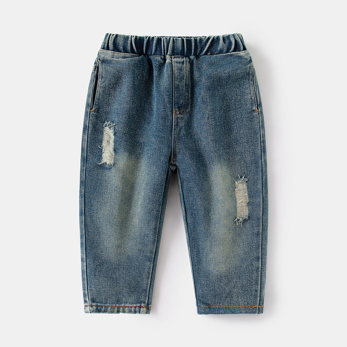 Children's Ripped Jeans Handsome Fried Street Spring Toddler Children's Pants