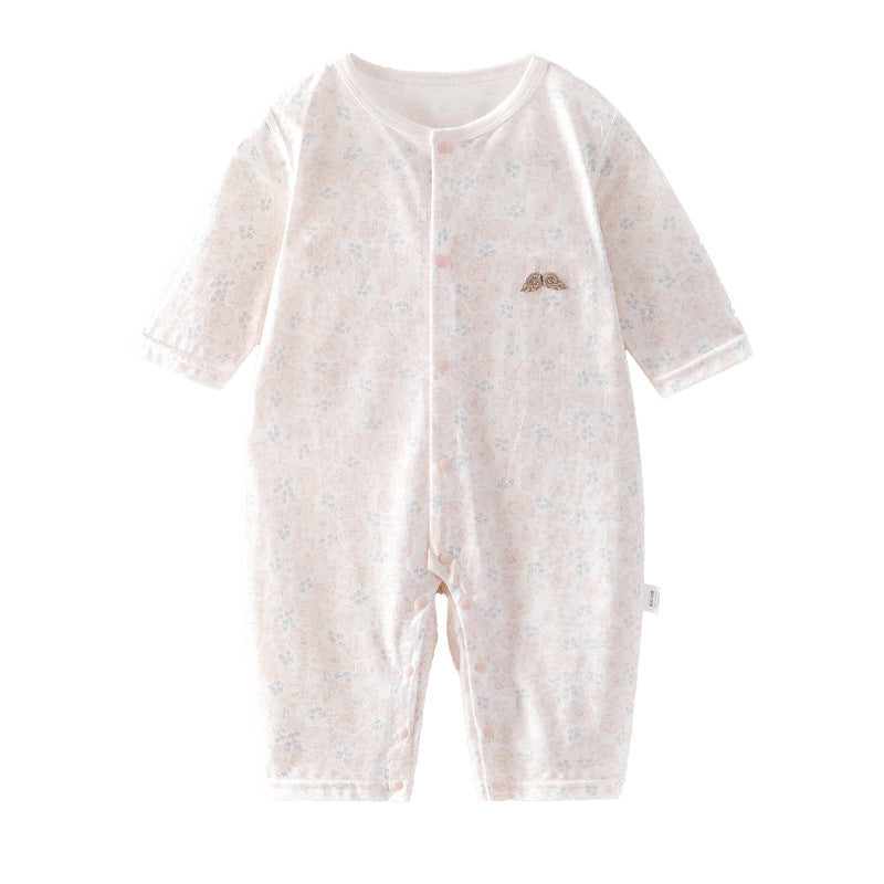 Jumpsuit Summer Thin Clothes Romper Boneless Infant Jumpsuit, Climbing Suit