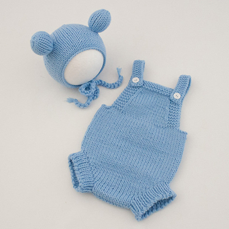 Month Old Days Studio Animal Theme Wool Jumpsuit, Climbing Suit