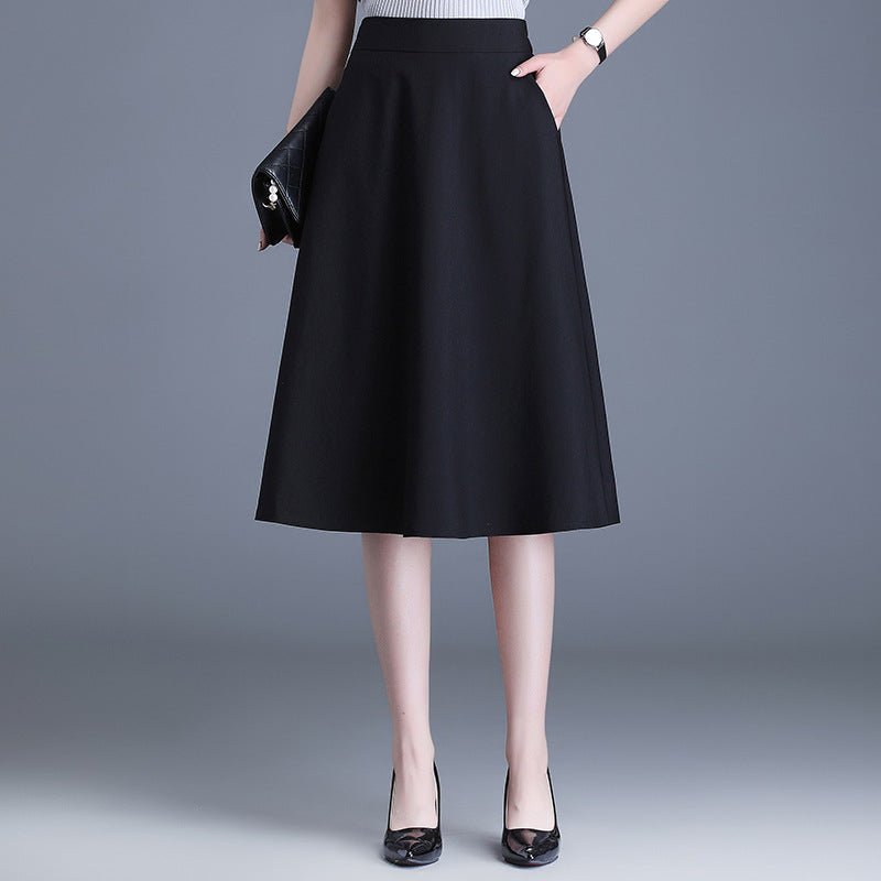 Women's Big Swing Slimming Draping A- Line Umbrella Skirts