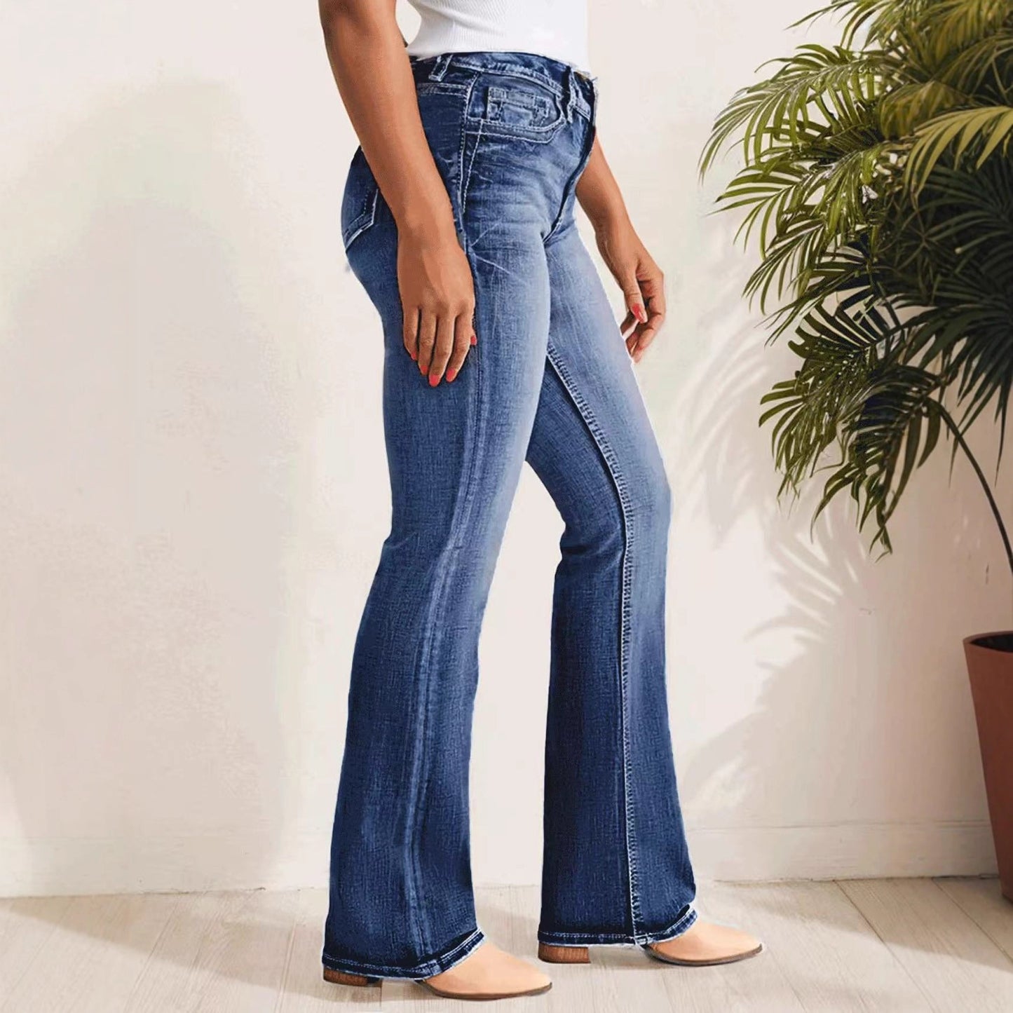 New Fashionable Stretch Slim Skinny Casual Women's Jeans