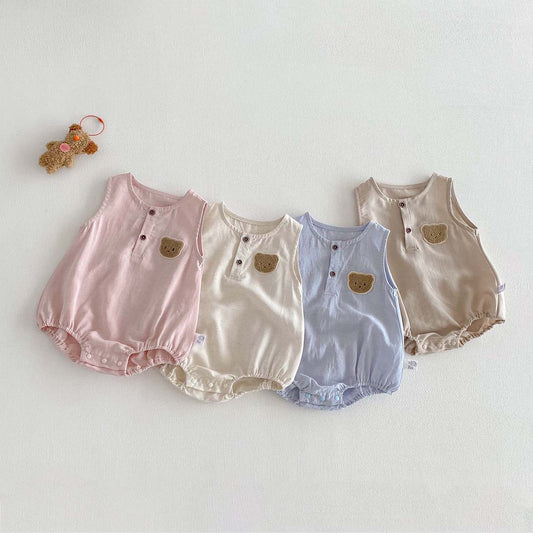 Women's & Men's Summer Sleeveless Vest Triangle Romper One-piece Jumpsuit, Climbing Suit