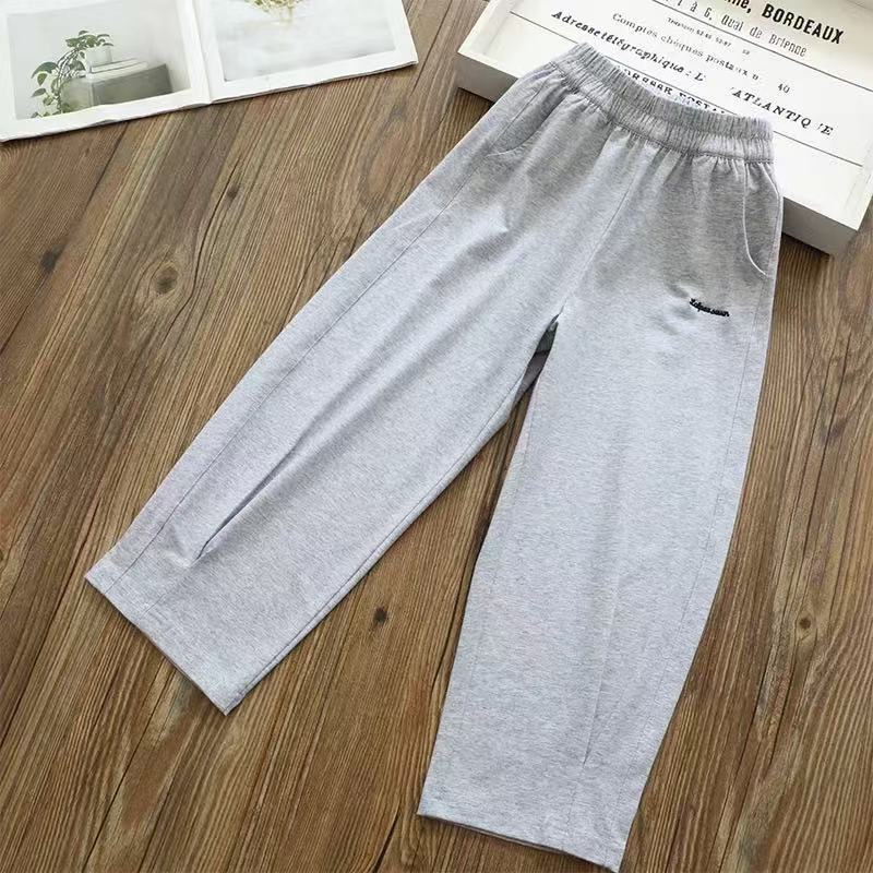 High Cotton Casual Sports Female Big Ice Feeling Loose Air Children's Pants