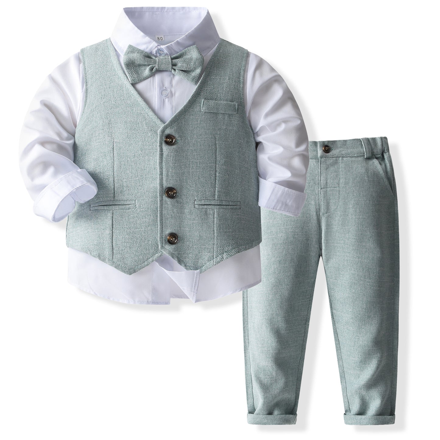 Children's Boy's Clothing Shirt Vest Pants Clothes Children's Suit