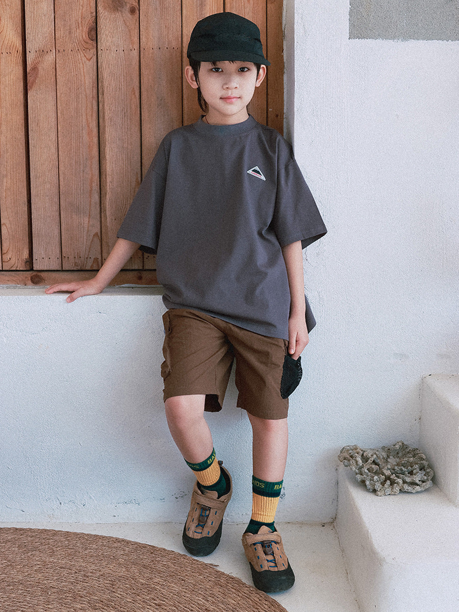 Children's Light Sports Short-sleeved Summer Soft Cotton Top Children's T-shirt
