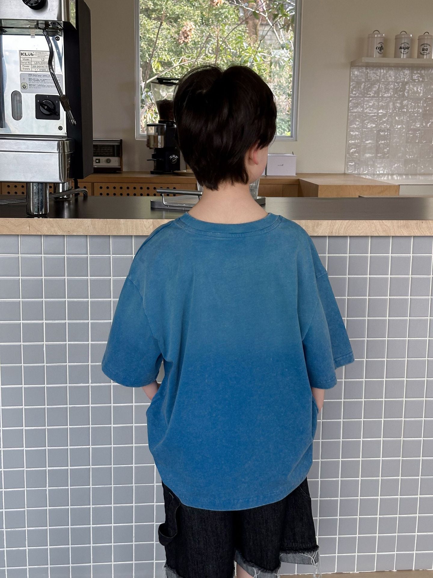 Children's Summer Cotton Short-sleeved Loose Korean Shirt Tide Children's T-shirt