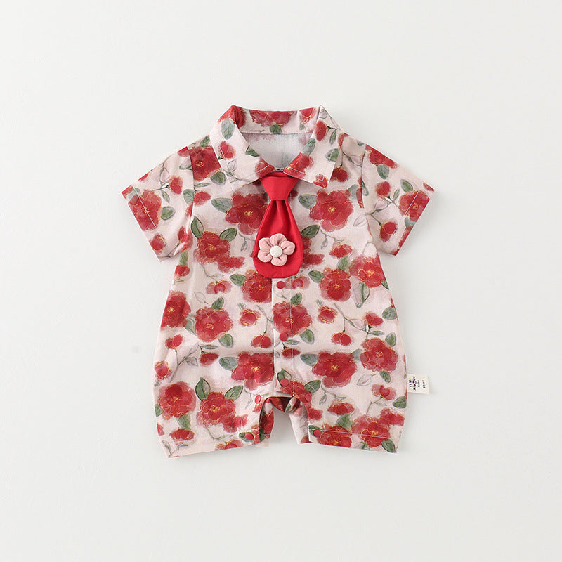 For Babies First Month Old Days Jumpsuit Cute Fashionable Romper Jumpsuit, Climbing Suit