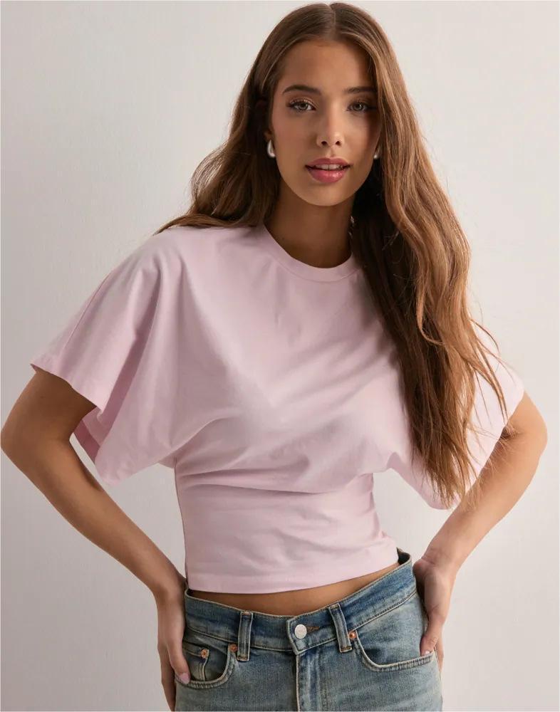 Women's Sense Round Neck Pullover Sleeve Summer Simple Solid Women's T-shirt