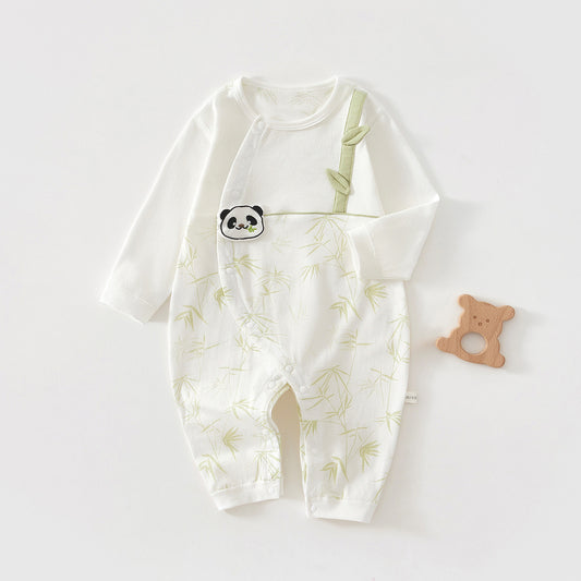 Boneless Jumpsuit Class Pure Cotton Born Rompers Summer Jumpsuit, Climbing Suit