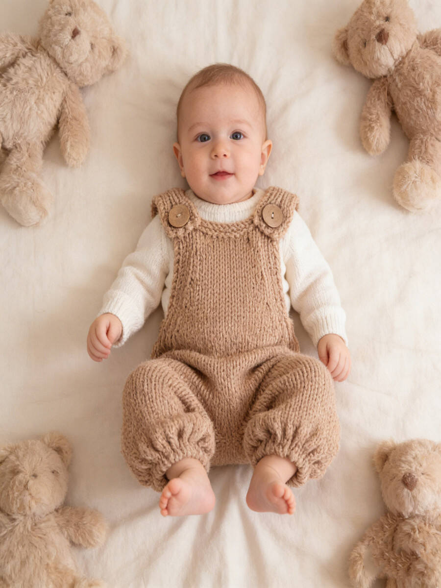 Born Graphy Clothes Cute Fashion Full Moon Hundred Days Modeling Children's Suit
