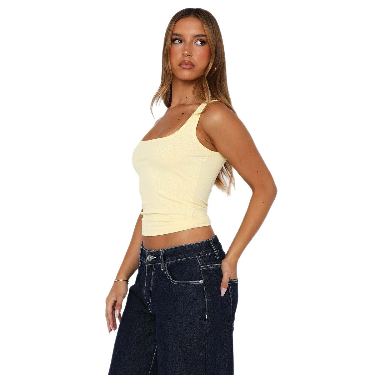 Women's Hot Easy Matching Sling T-shirt Small Vest/suspenders/tube Top
