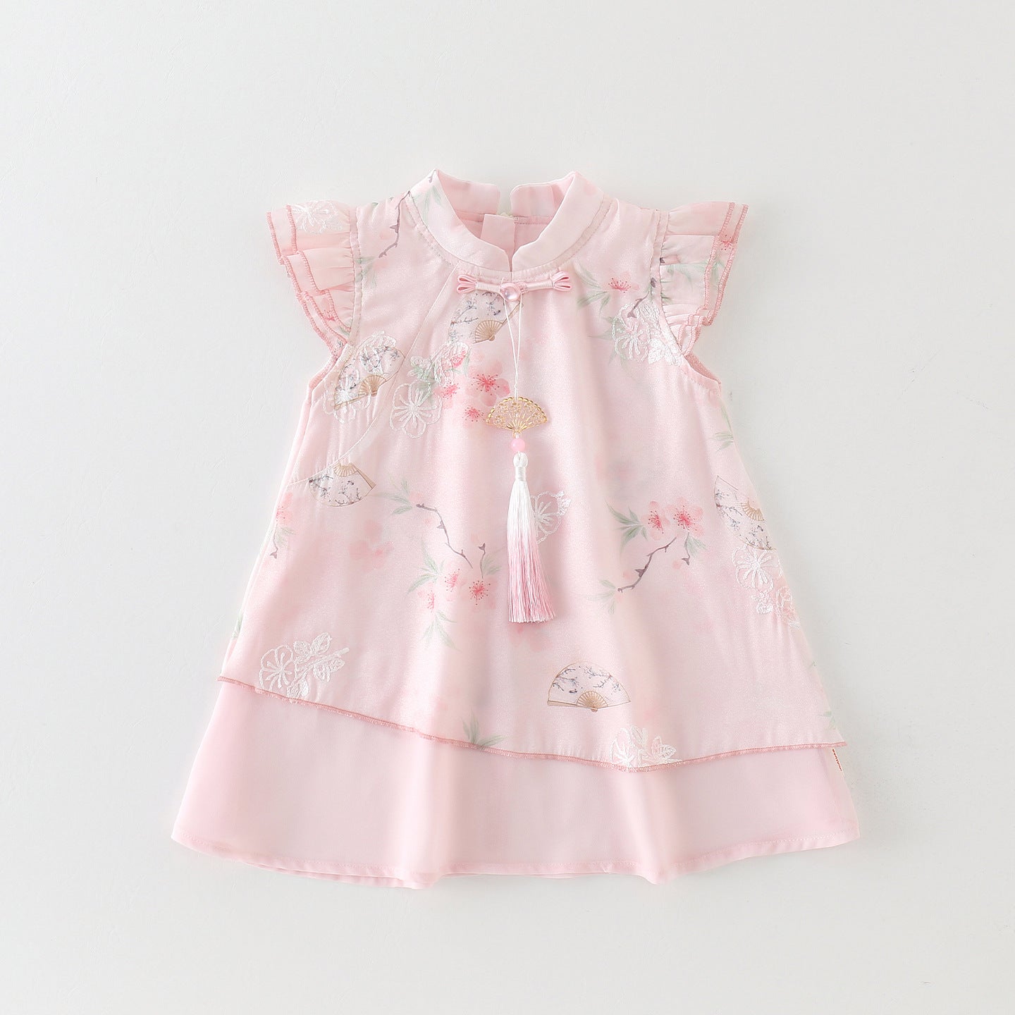 Skirt Super Pink Dress Chinese Cheongsam For Over The Jumpsuit, Climbing Suit