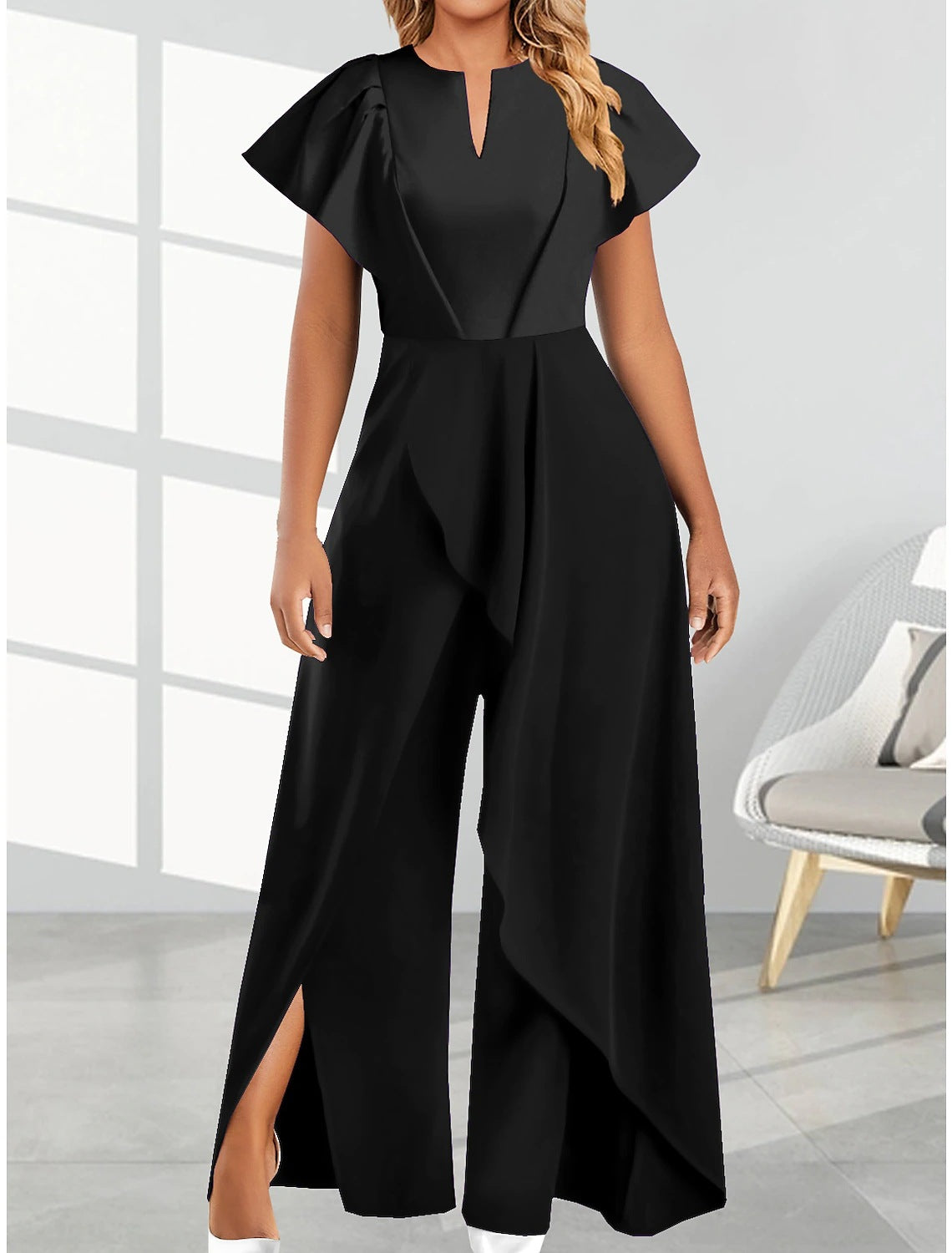 Popular Graceful Slouchy Women's Irregular Dress Fashion Casual Suit