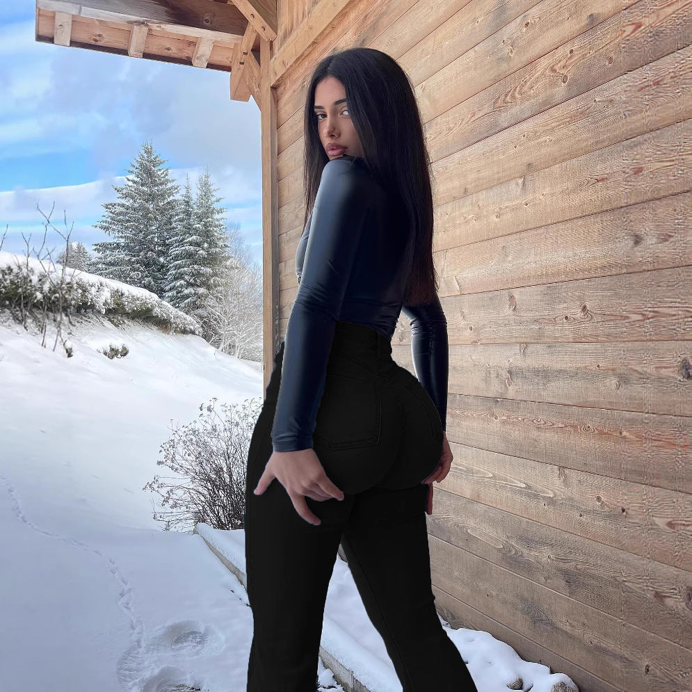 Women's Sexy Tight European Style Independent Jeans
