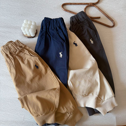 Children's Casual Spring Boys Trousers Ankle Banded Temperament Children's Pants