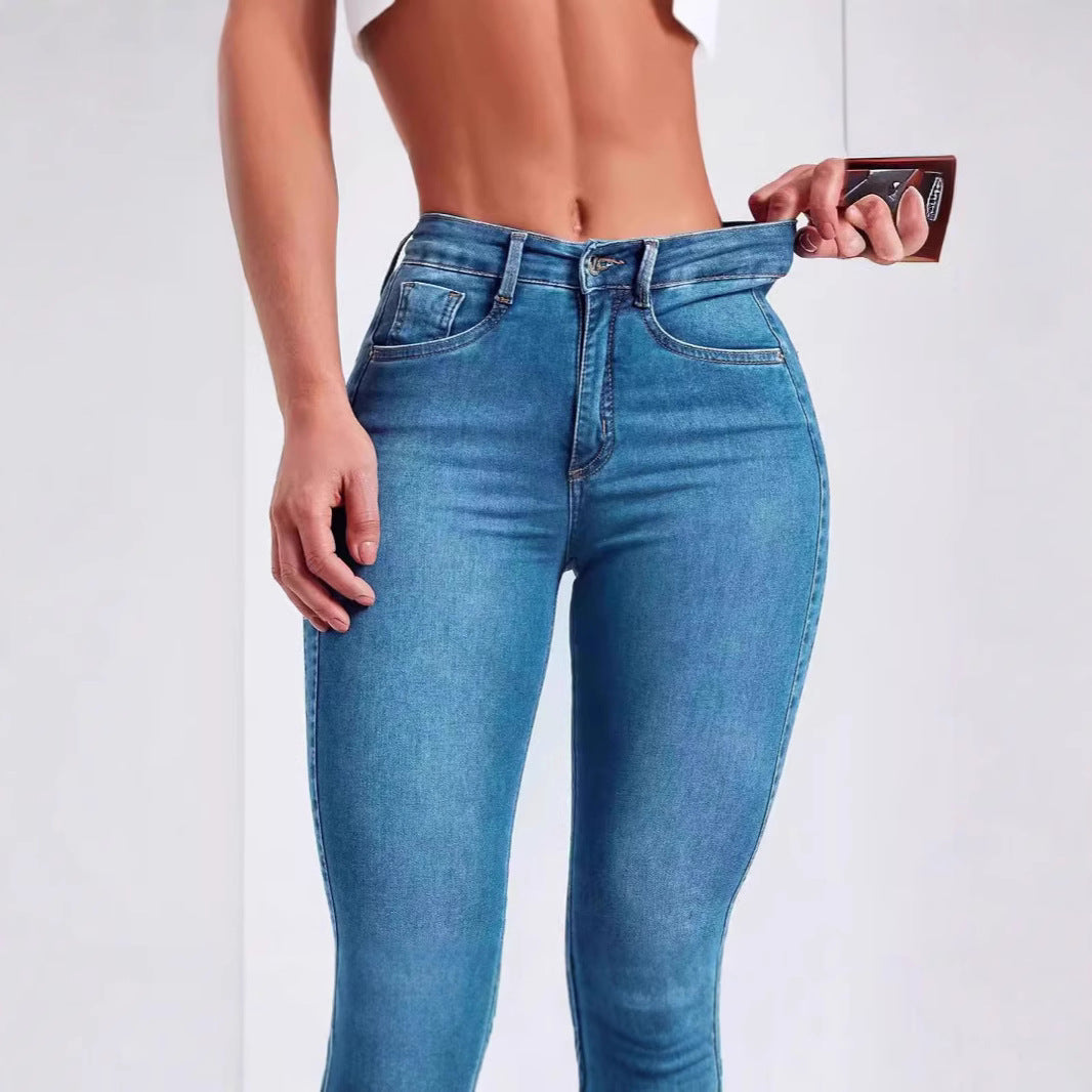 Women's Sheath Skinny Stretch High Waist For Jeans