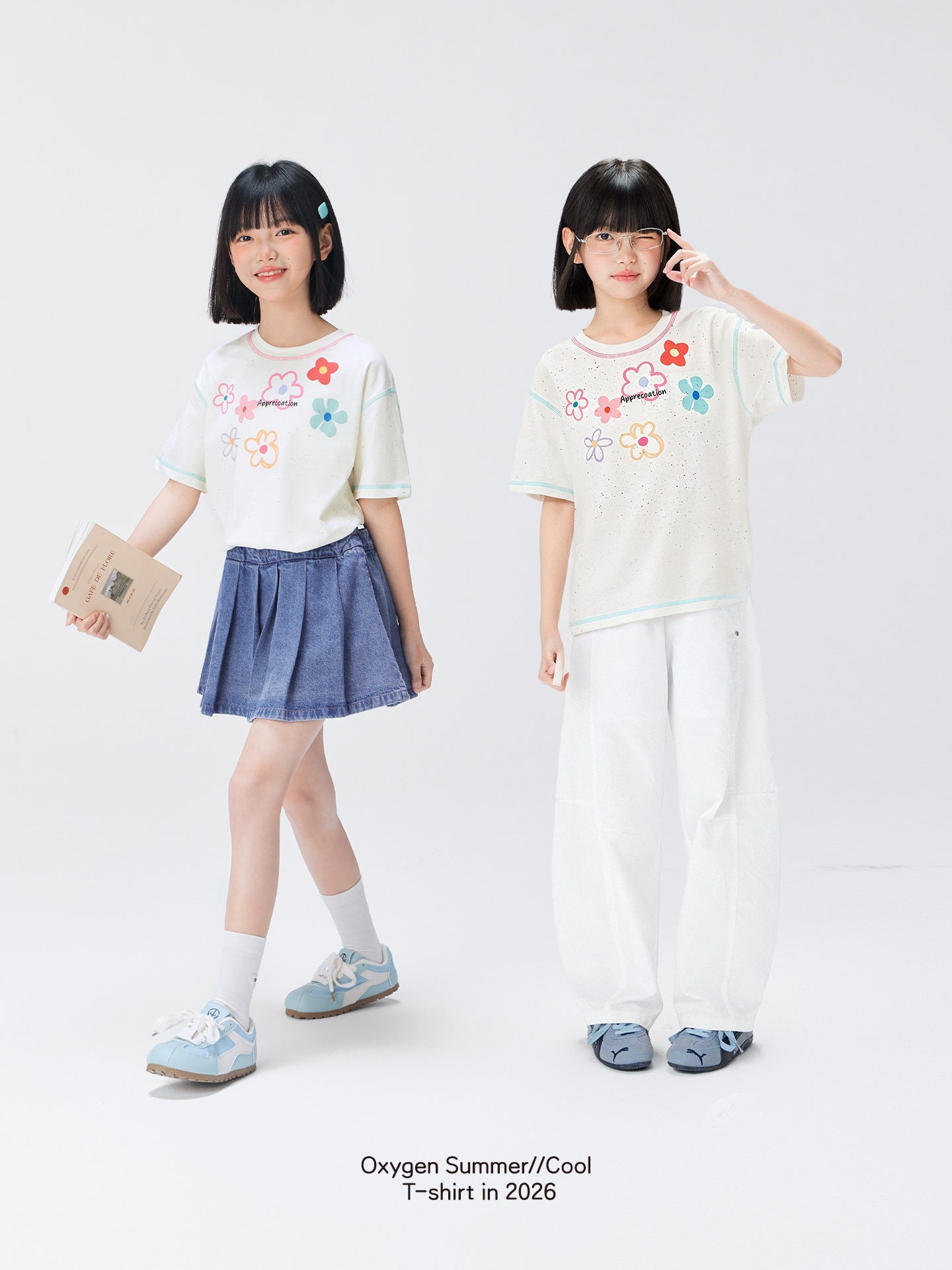 Children's Clothing Short-sleeved Colored Mesh Summer Older Half-sleeved Children's T-shirt