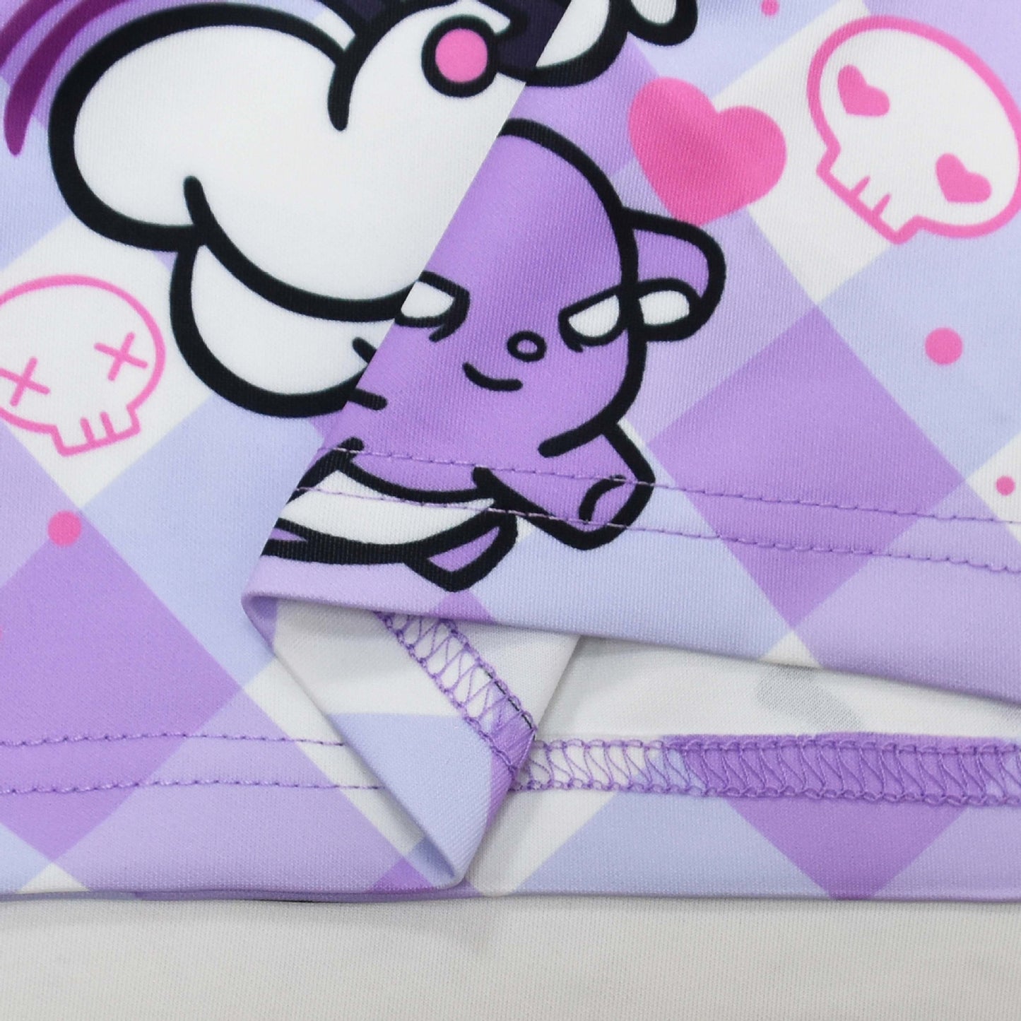 Children's Digital Cartoon Print Medium Large Bow Children's Dress