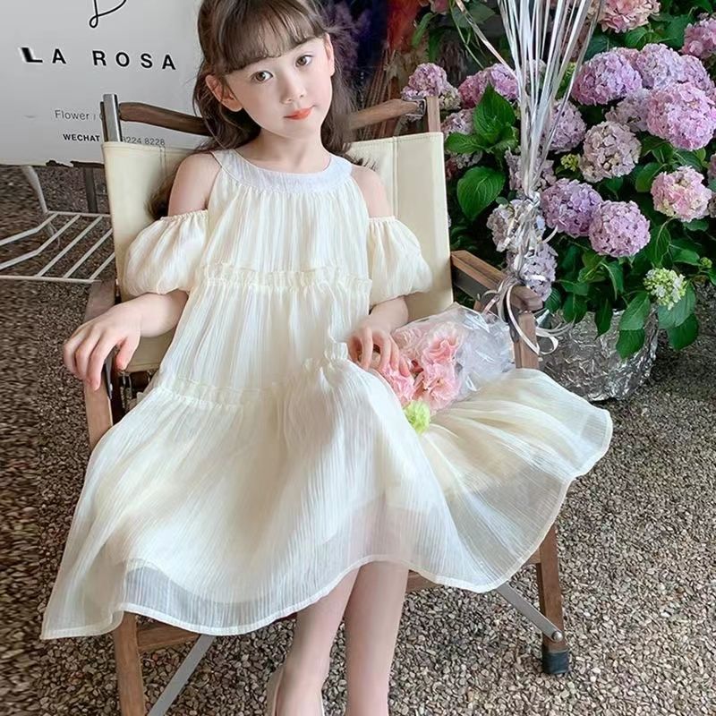 Classy Summer Skirt Princess Little Chiffon Children's Dress
