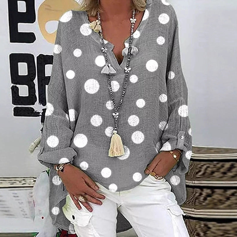 Women's Summer Fashion High Sense Loose Shirt Blouse