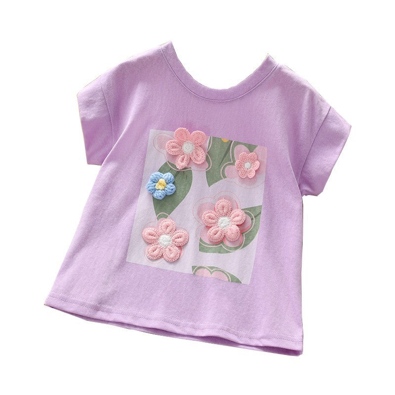 Children's Short Sleeve Clothes Summer Short-sleeved Shirt Children's T-shirt