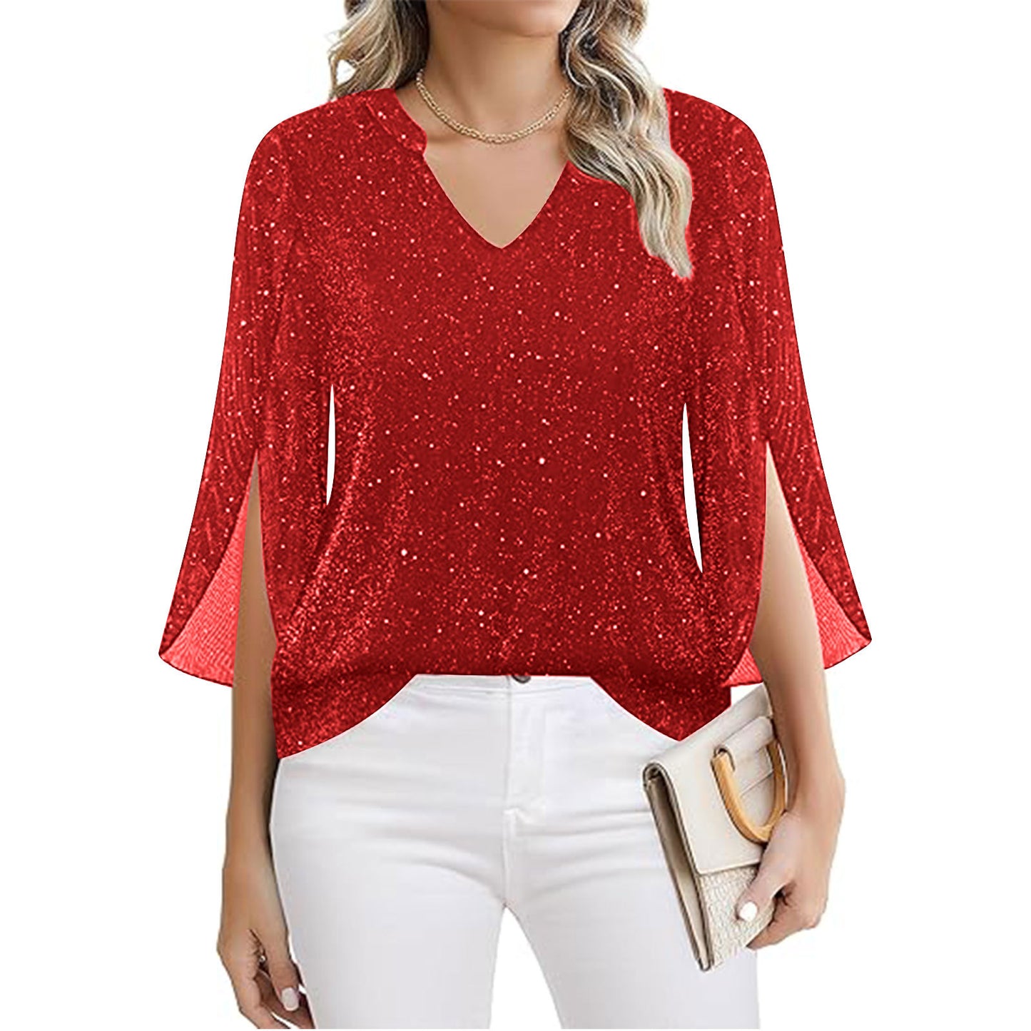 Women's Layer Sier String Mesh Summer Flare Tops