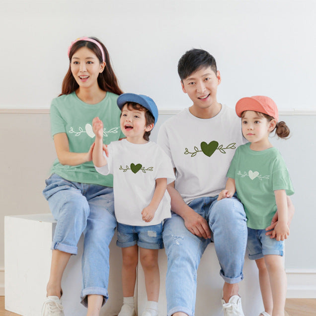 Three Summer Different Matching Fashionable Short Parent-child Outfit