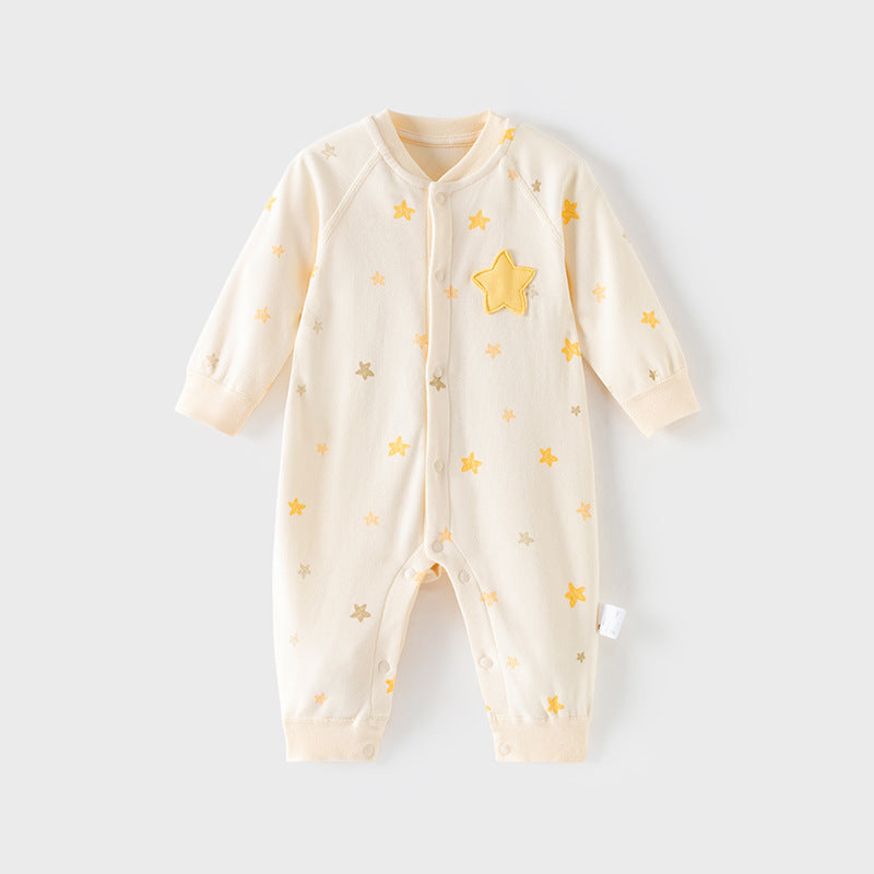 Women's & Men's Yuan 2 Pieces Born Jumpsuit Pure Cotton Thin Romper Cartoon Jumpsuit, Climbing Suit