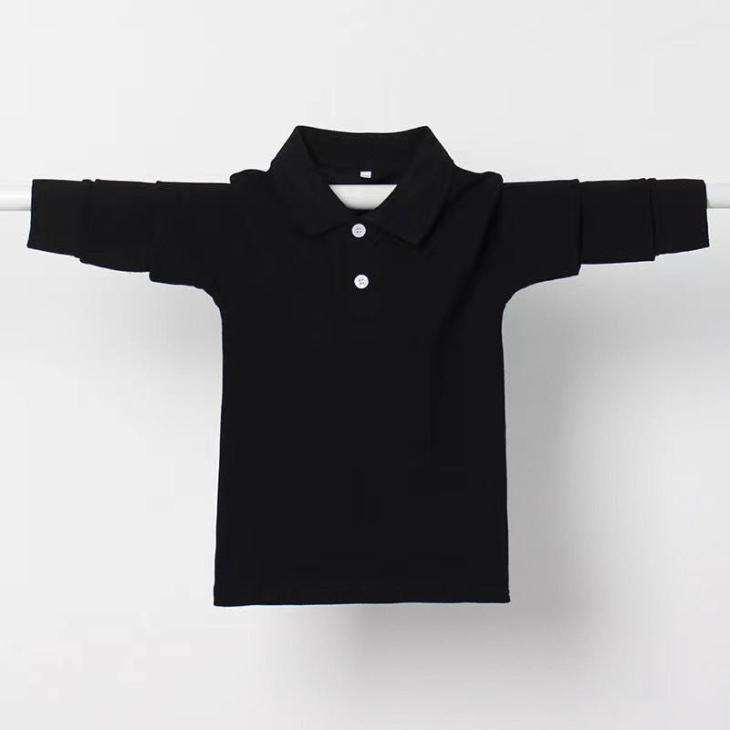 Children's School Uniform Lapel Kindergarten Suit White Purified Children's T-shirt