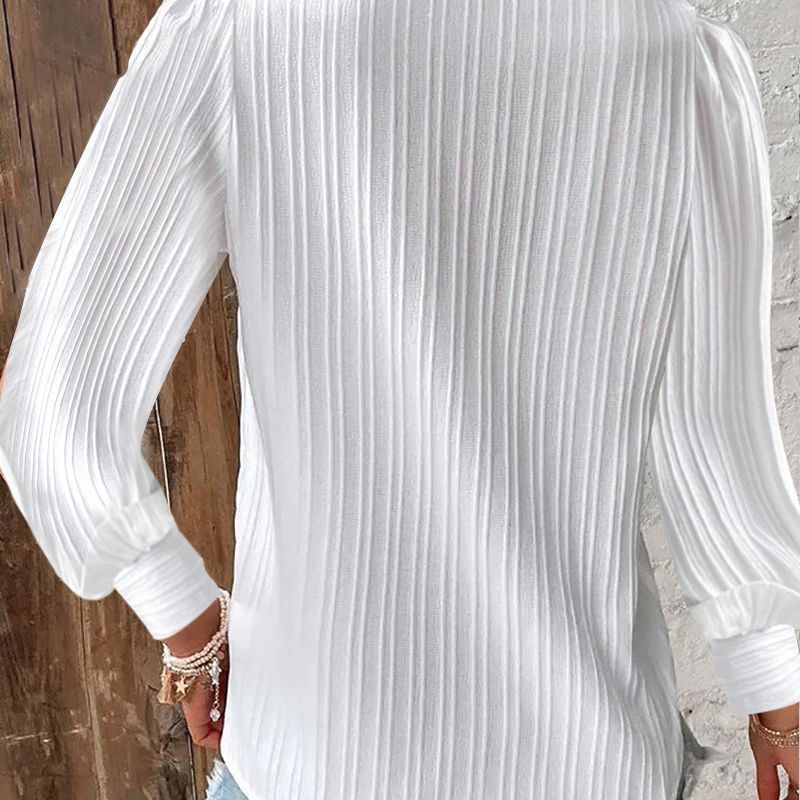 Women's Autumn Long Sleeve Lace Patchwork Shirt Clothing