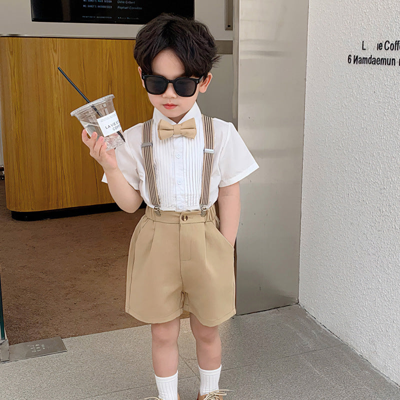 Children's Short Suit Summer Korean Style Leisure Children's Pants