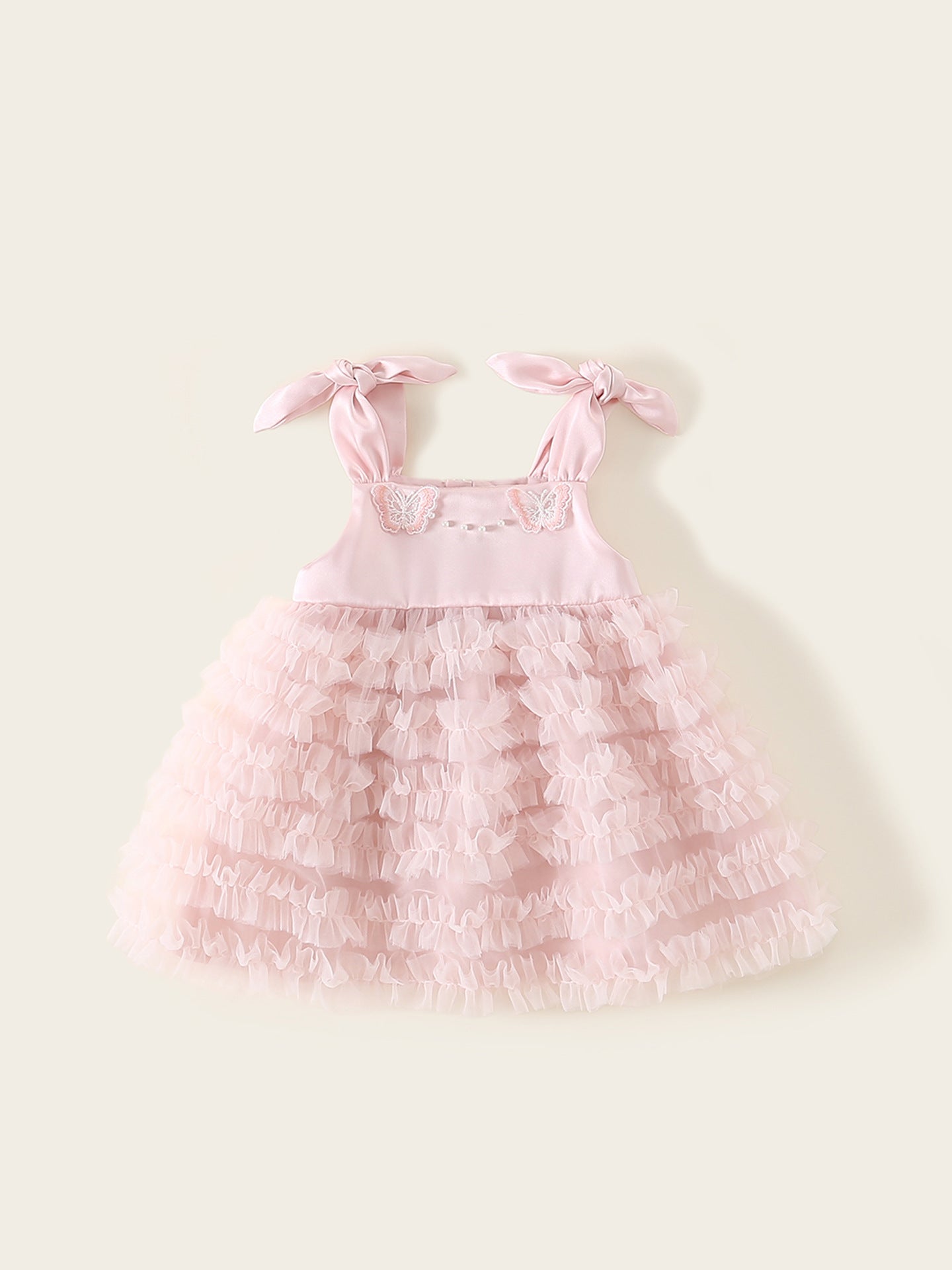 Summer Princess Sweet Tulle Skirt First Birthday Camisole Children's Dress