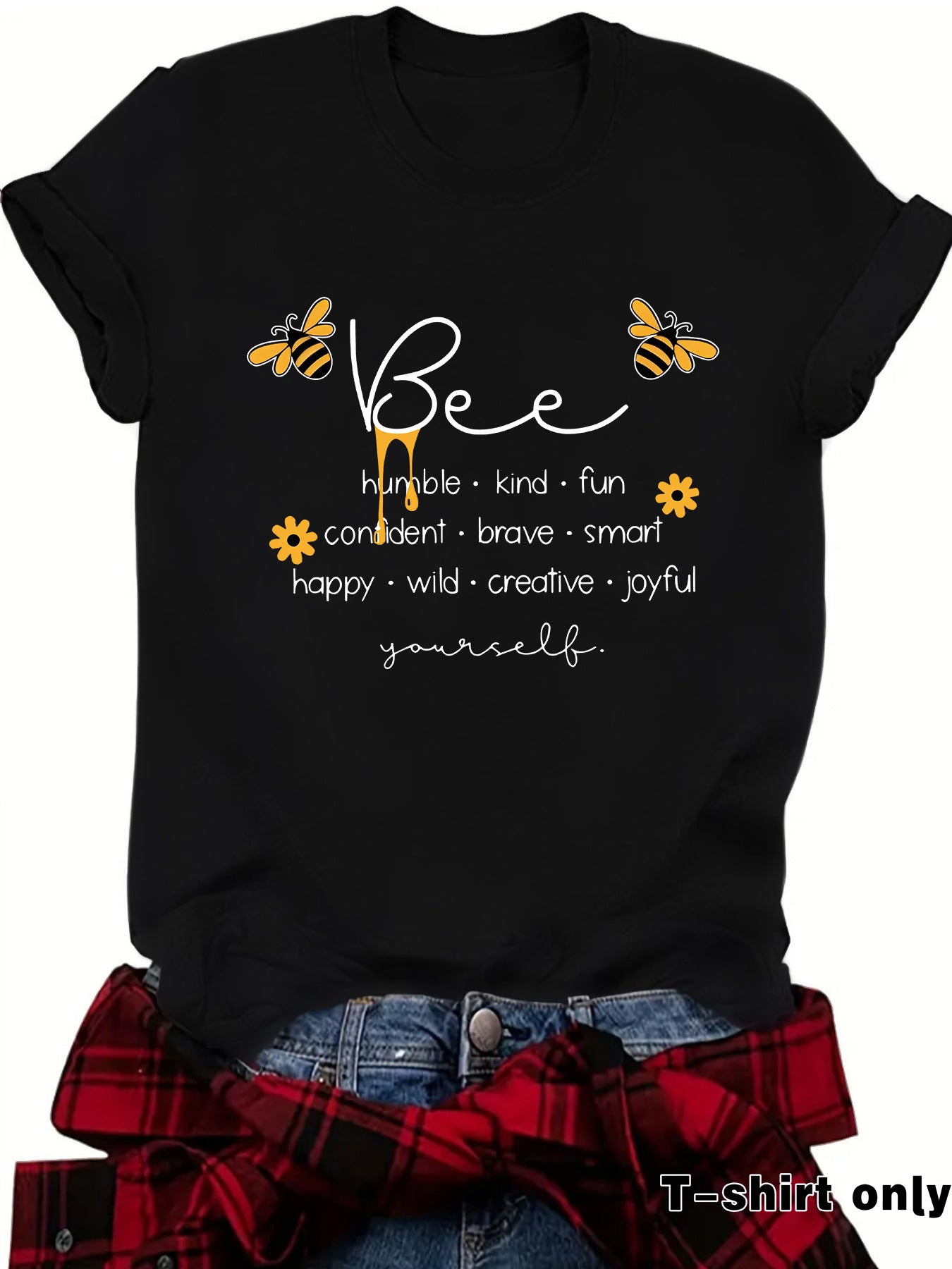 Women's Loose Sleeve Round Neck For Shorts