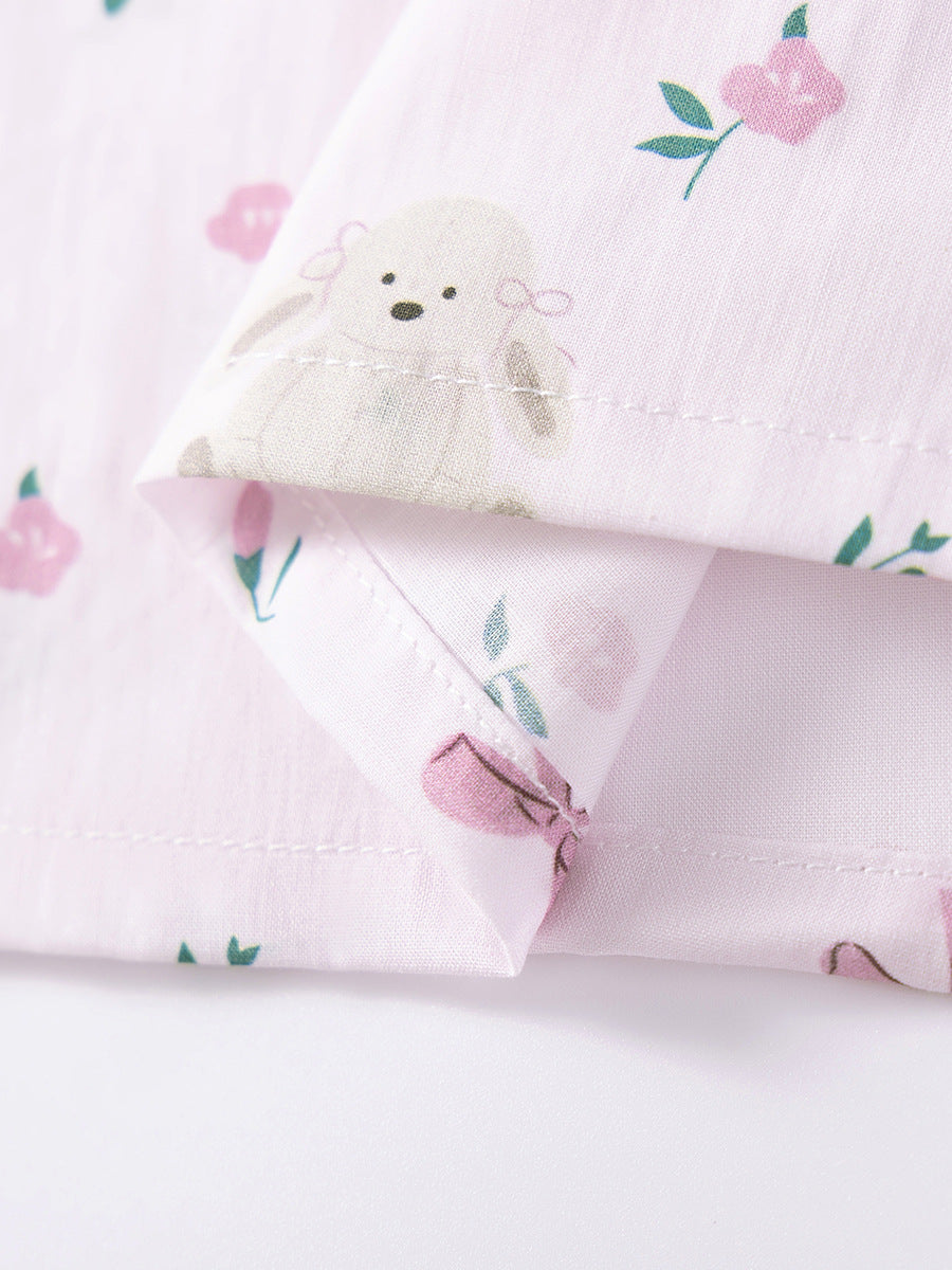 Children's Summer Cute Sweet Western Style Skirt Children's Dress