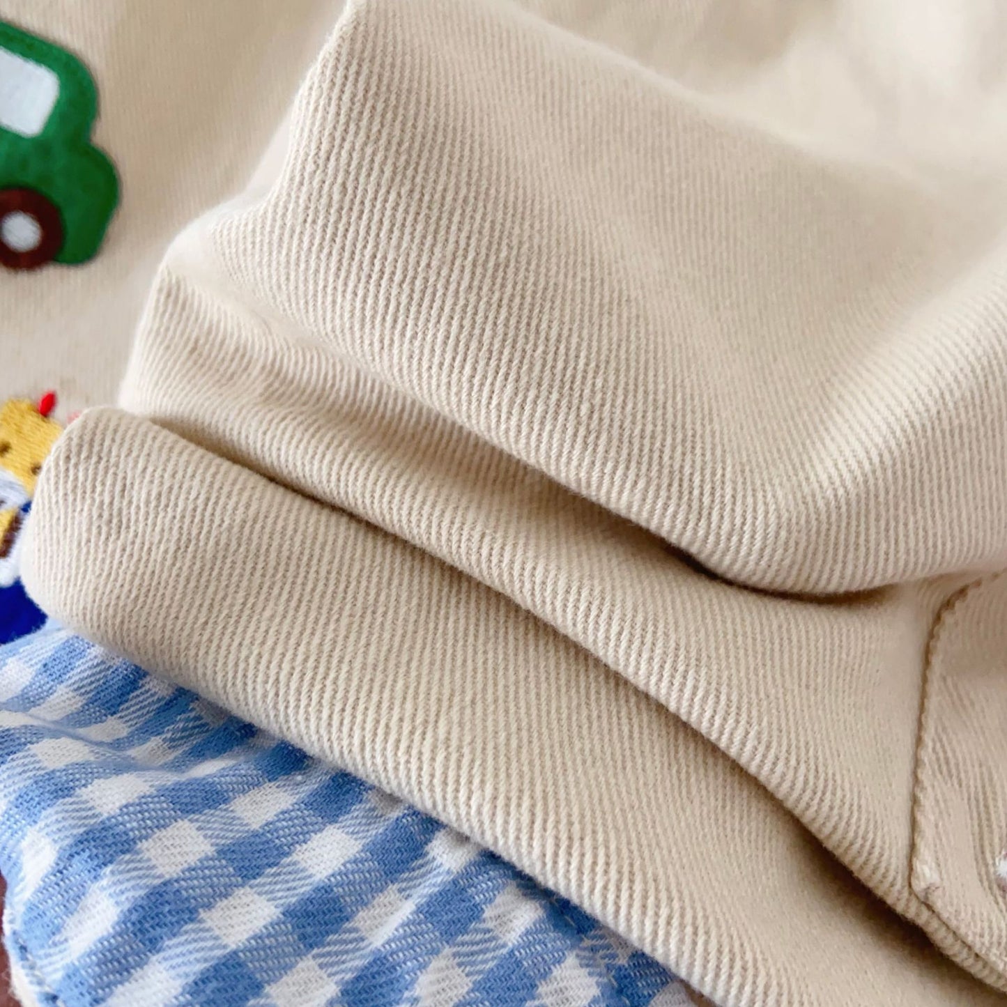 Children's Trousers Autumn Outfit Casual Cartoon Embroidered Children's Pants