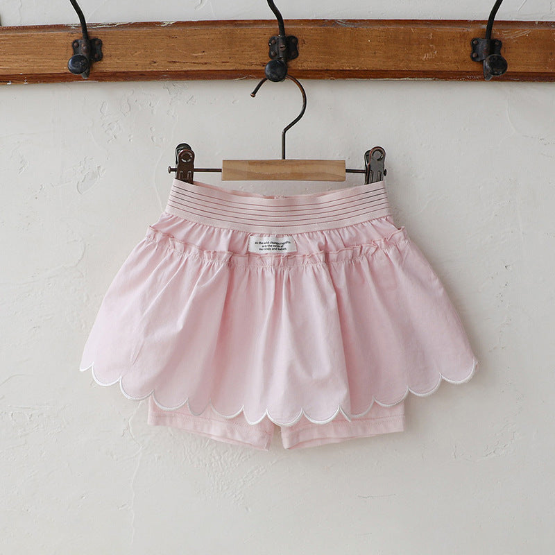 Summer Strawberry Shan Thin Cotton Sweet Children's Pants