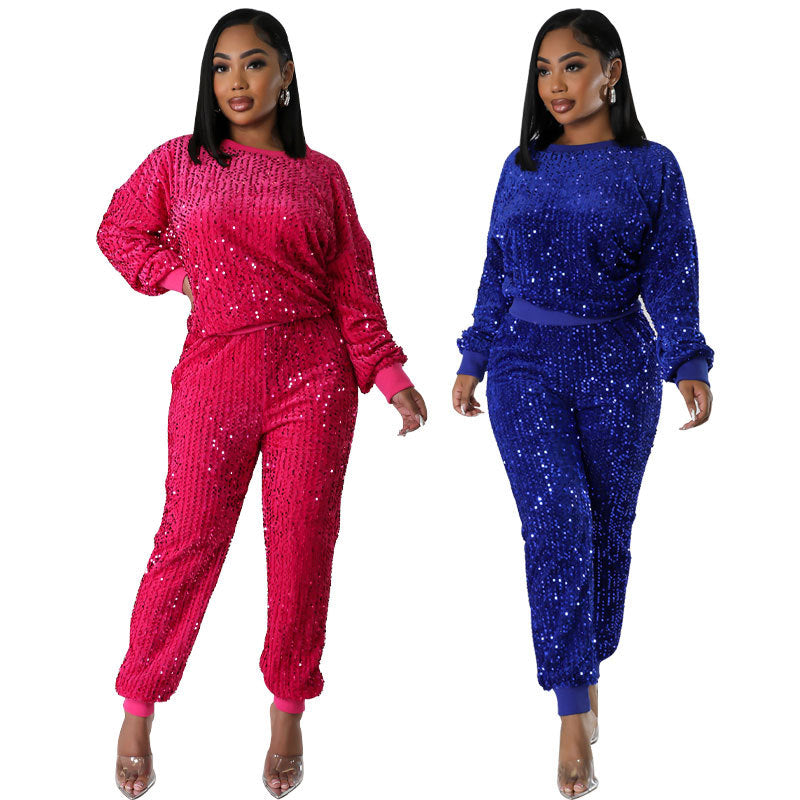 Women's Wear Personalized Set Fashionable Autumn Two-piece Clothing