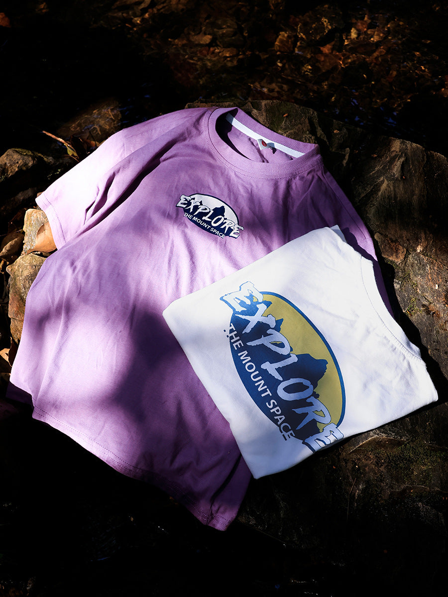 Children's Short-sleeved Mountain Clothing Outdoor Cotton Shirt Children's T-shirt