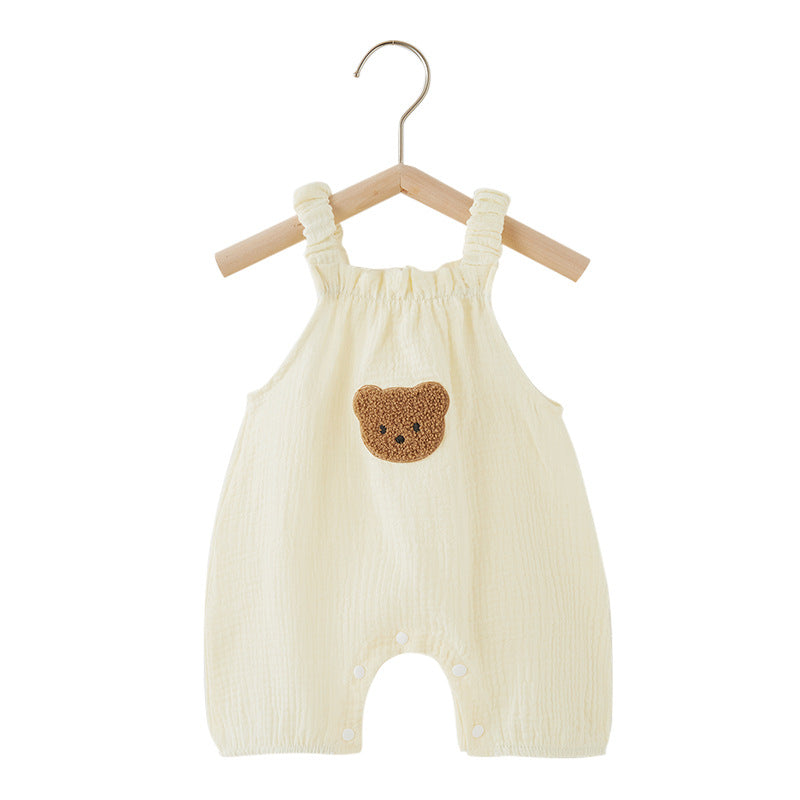 Jumpsuit Summer Thin Tank Tops Vest Garments Cotton Jumpsuit, Climbing Suit