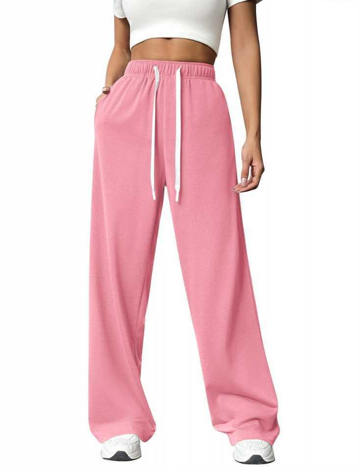 Women's Loose Straight Wide Leg Exercise Casual Pants